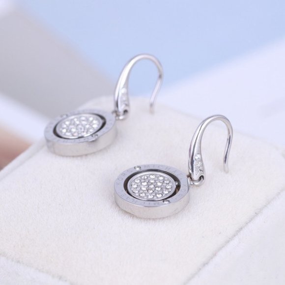 Michael Kors Round Letter Earrings - Picture 2 of 4